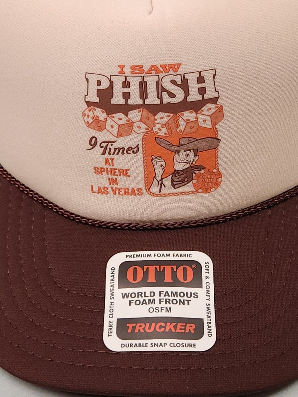 Phish Trucker Hat - 2026 Sphere Las Vegas Residency - Vegas Vic Cowboy Design